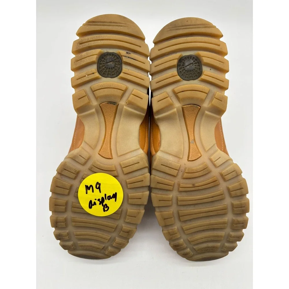 Nike ACG Air Max‎ Goadome Tan Leather Hiking Boots Waterproof Mens 9